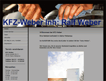 Tablet Screenshot of kfz-weber-mainz.de